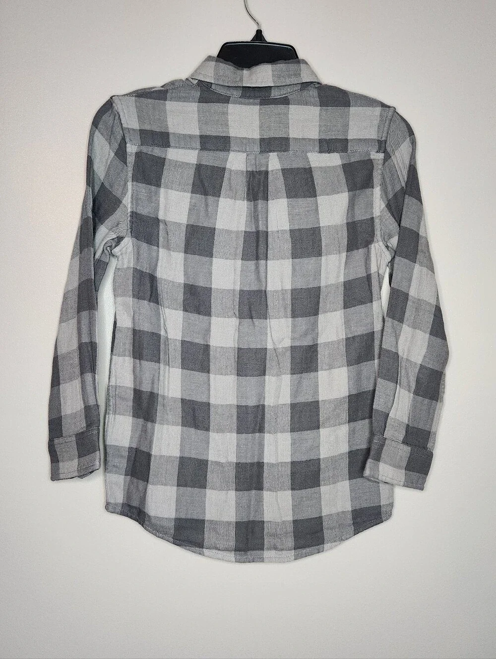 Big Boys Vineyard Vines Double Checkered Whale Button-up Shirt Size Small